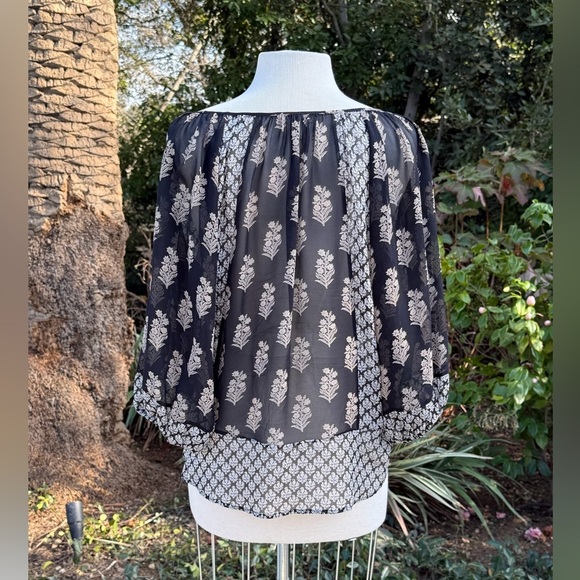 Joie Cornelle" Silk button-front boho Blouse - size S - Picture 3 of 4